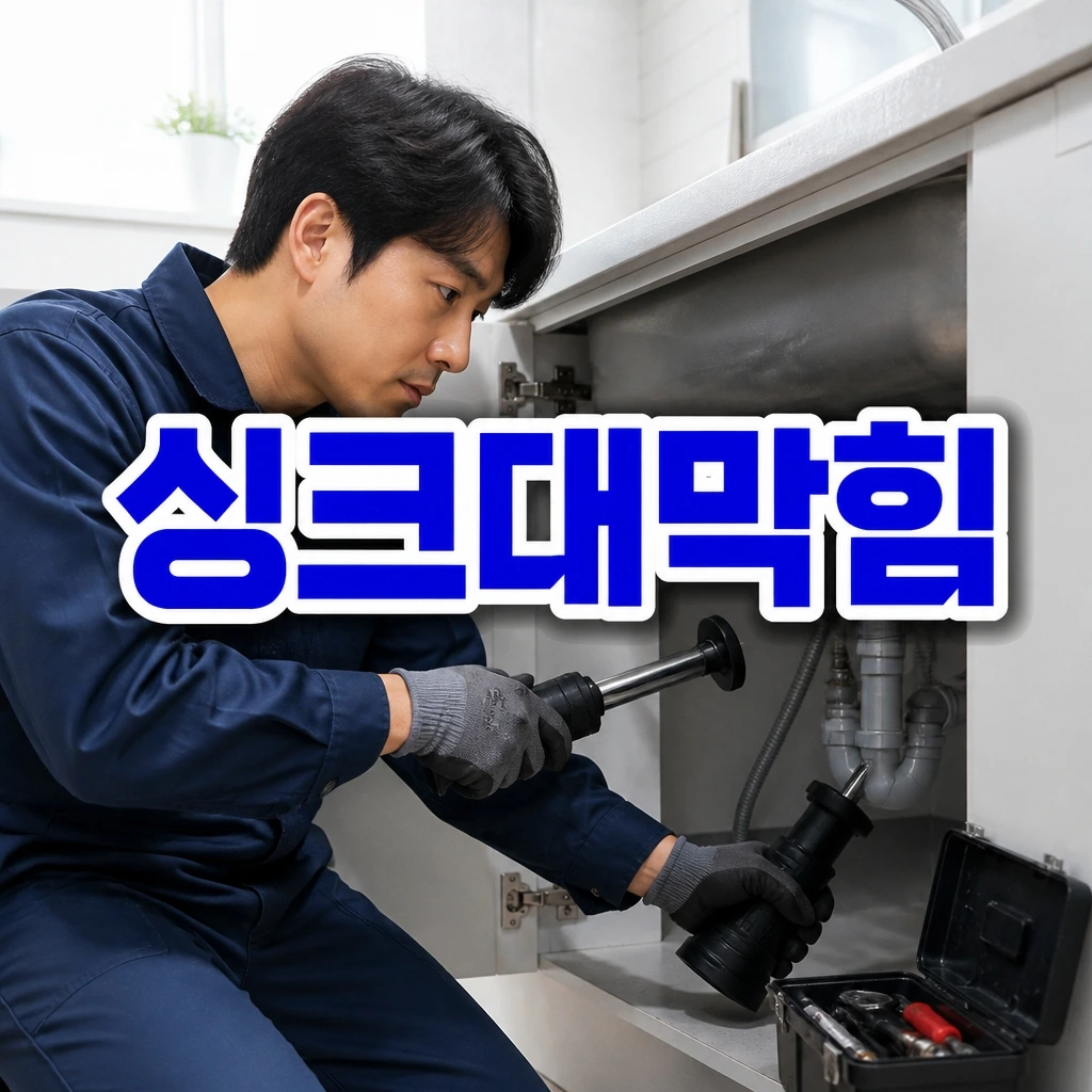 충청남도 집수리견적비교 - 싱크대막힘 관련 상담 안내 이미지